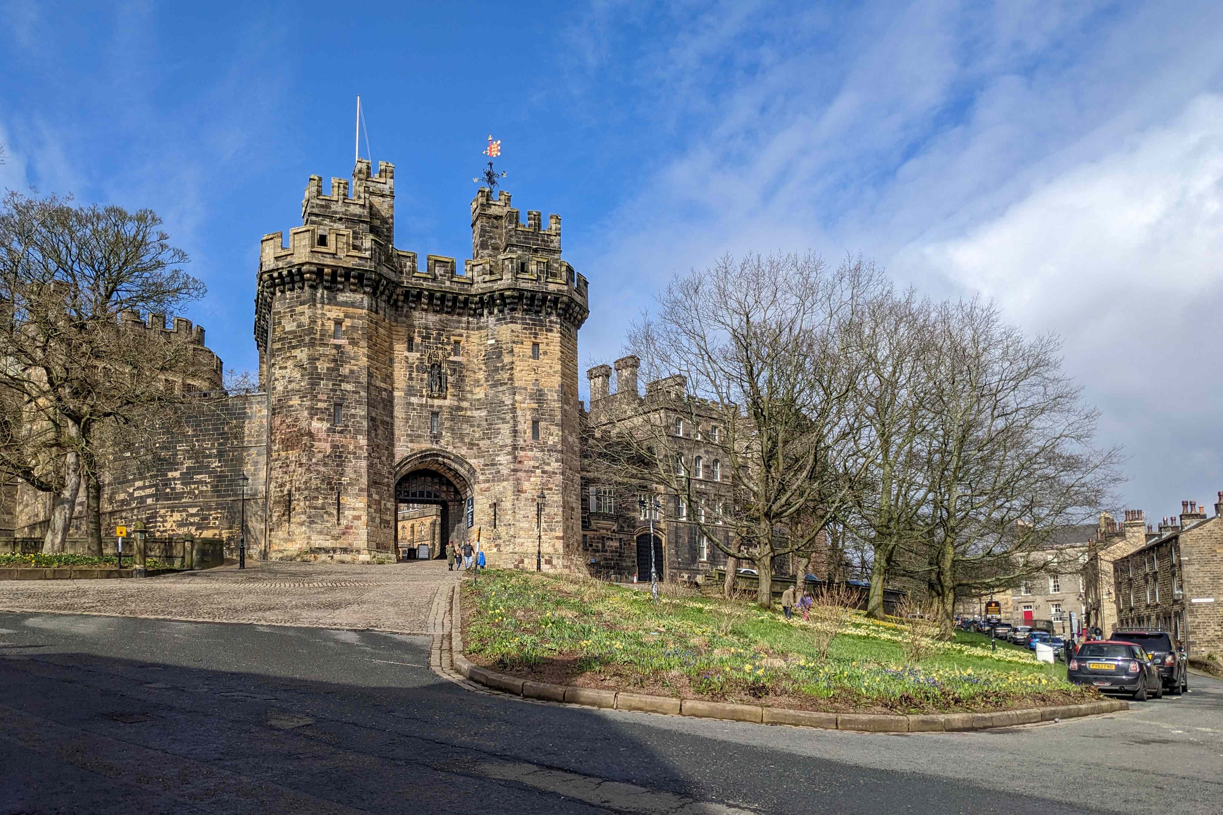 Historic Lancaster Castle - nearby attraction from Ashton Hall Caravan Park