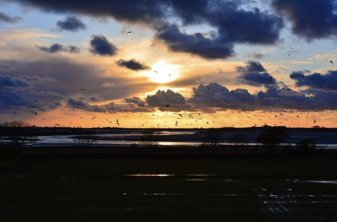 Beautiful Morecambe Bay - nearby attraction from Ashton Hall Caravan Park